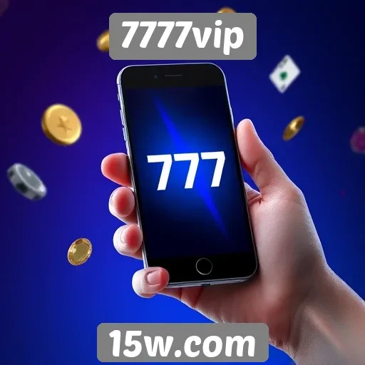 Acesso mobile e plataforma do 7777vip